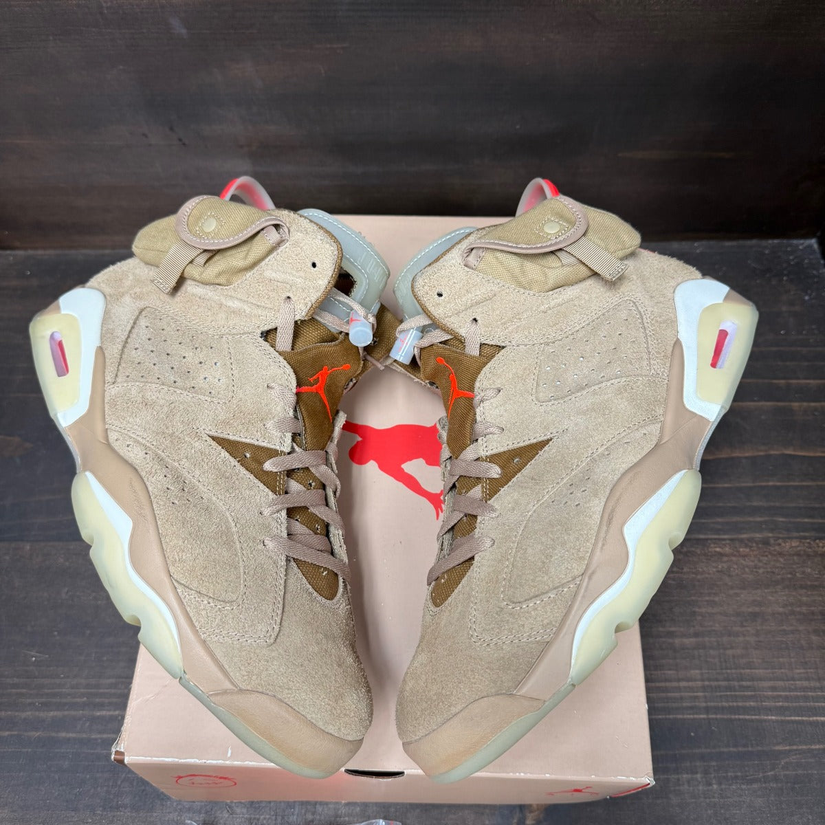 Jordan 6 Retro Travis Scott British Khaki - Image 2