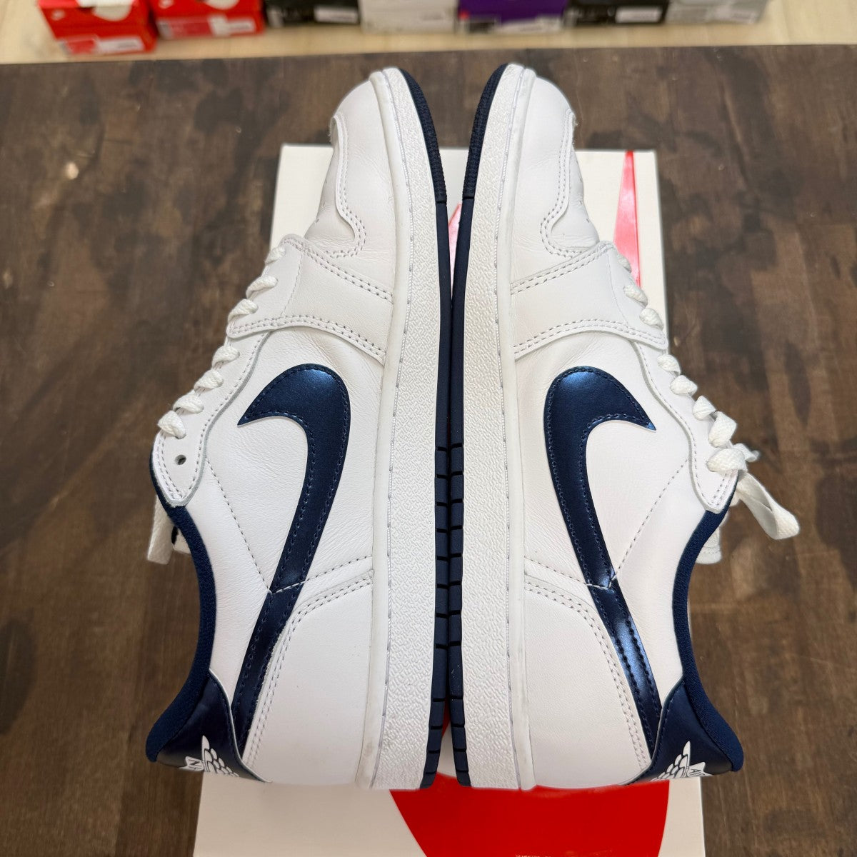 Jordan 1 Retro Low '85 Metallic Blue - Image 4