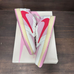 Jordan 1 Retro Low OG SP Travis Scott Sail Tropical Pink Size 12.5 (Pre-Owned)