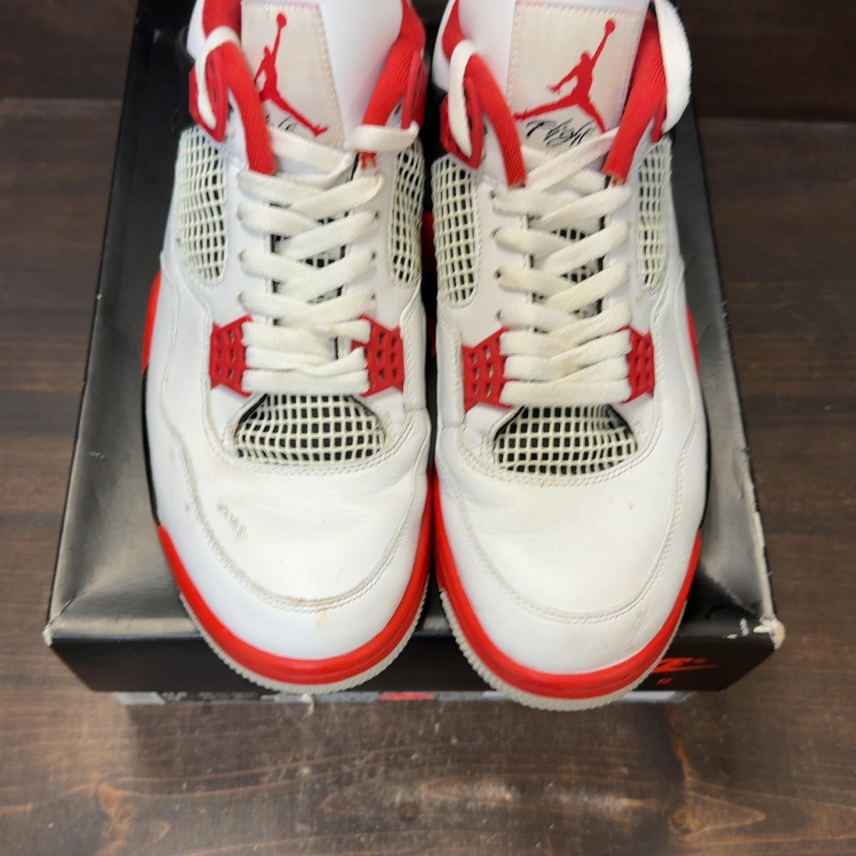 Jordan 4 Retro Fire Red (2020) Size 11.5 (Pre-Owned) - Image 3