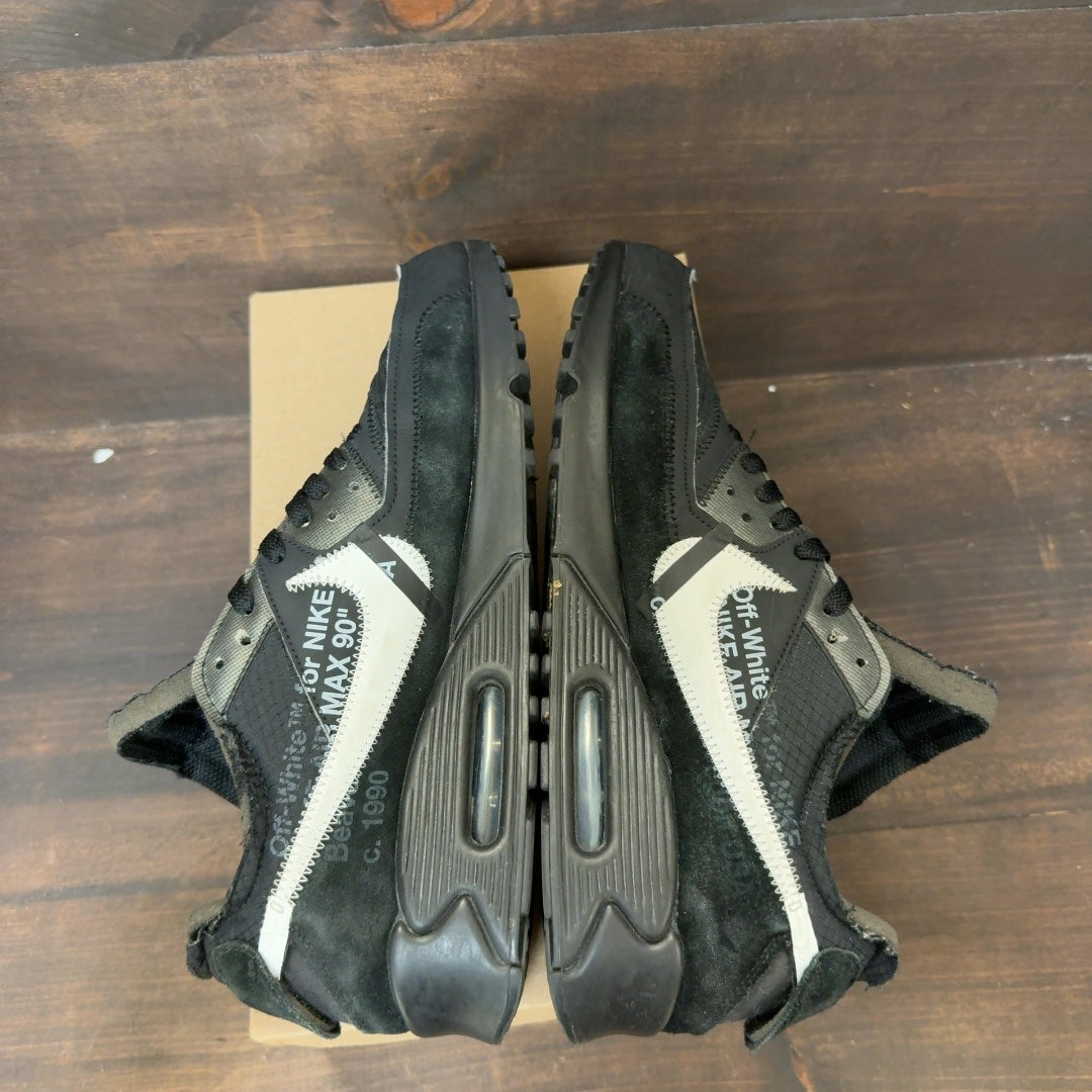 Nike Air Max 90 Off-White Black Size 12 (Pre-Owned) - Image 6