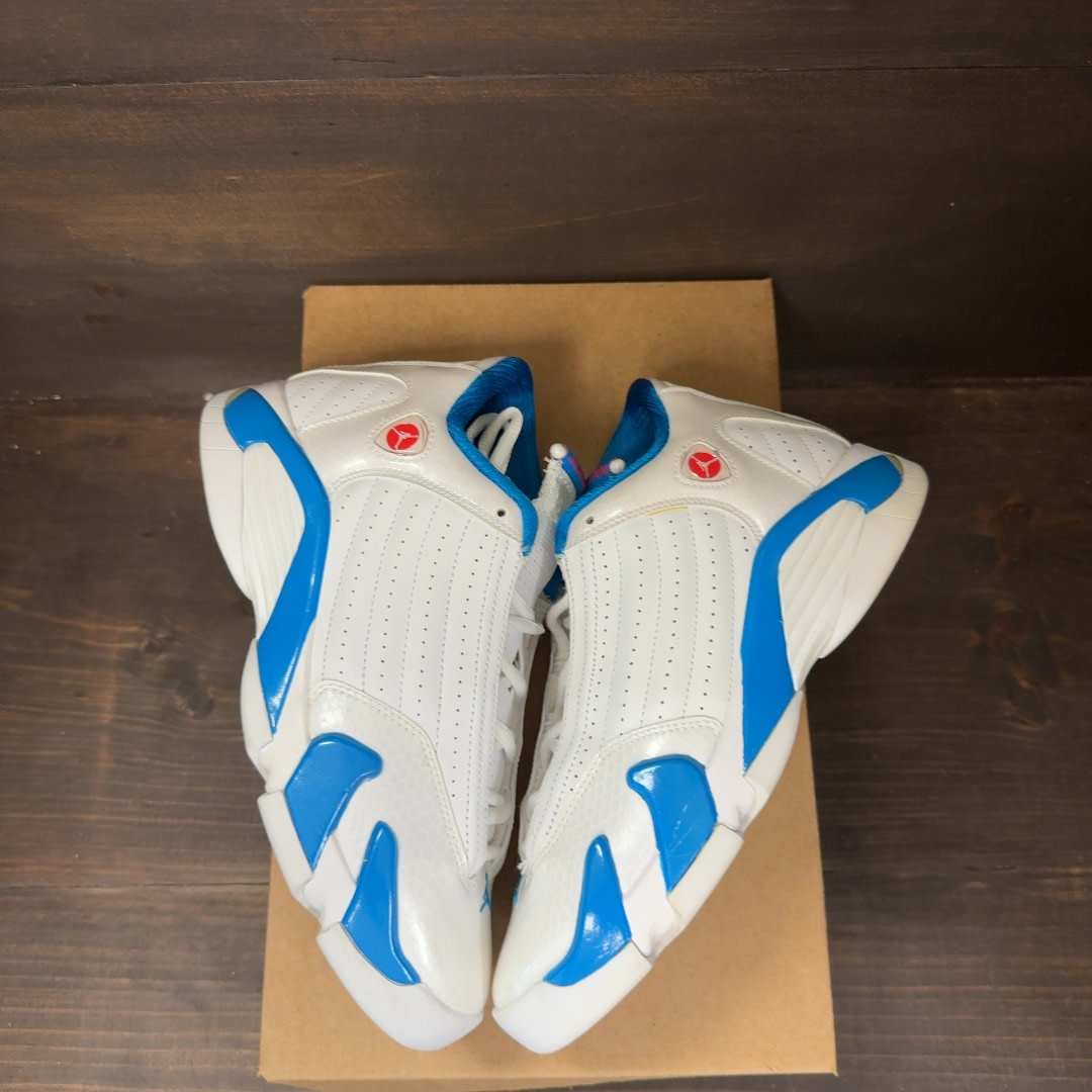 Jordan 14 Retro Neptune Blue (GS) Size 6.5Y (Pre-Owned) - Image 2