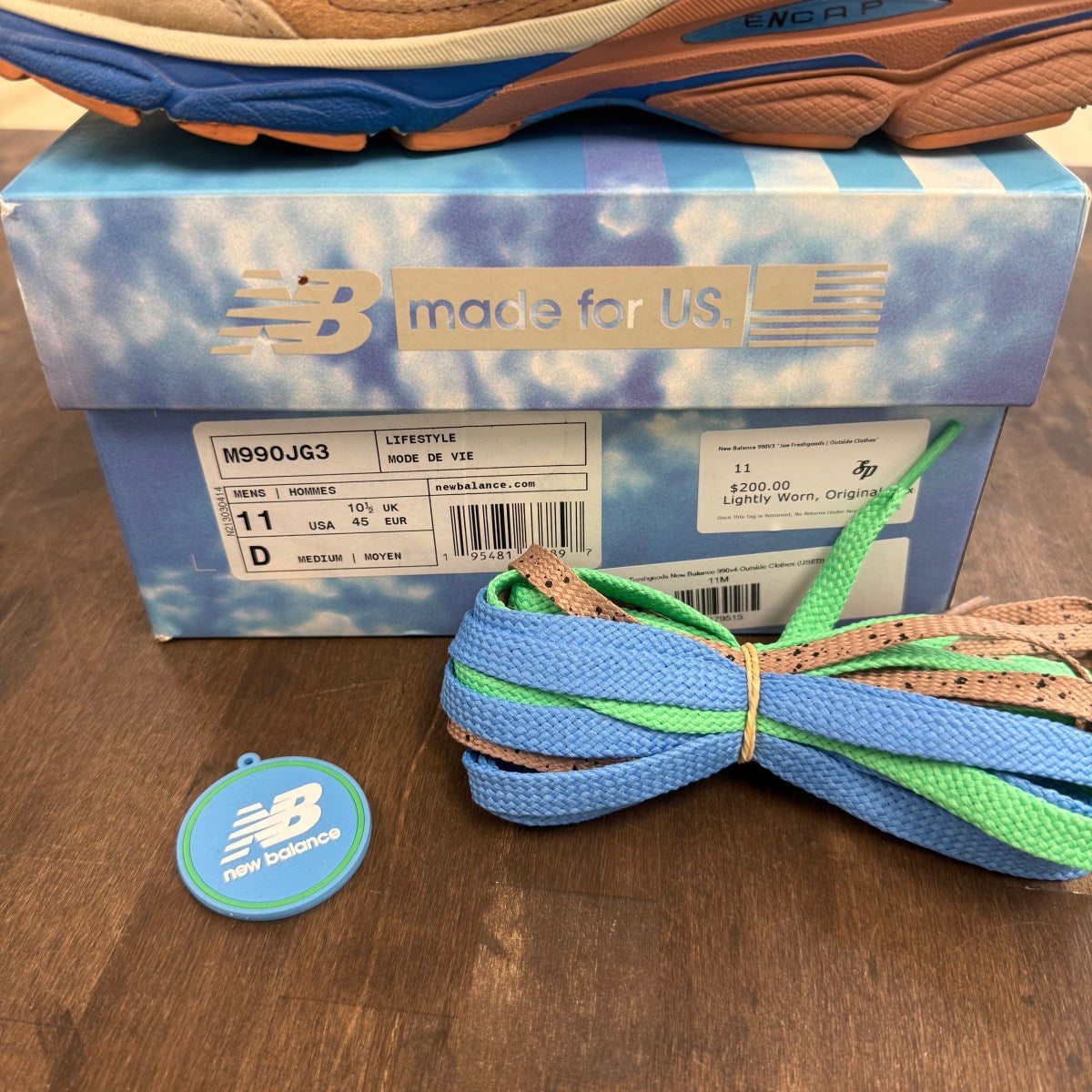 New Balance 990v3 MiUSA Joe Freshgoods Outside Clothes - Image 6