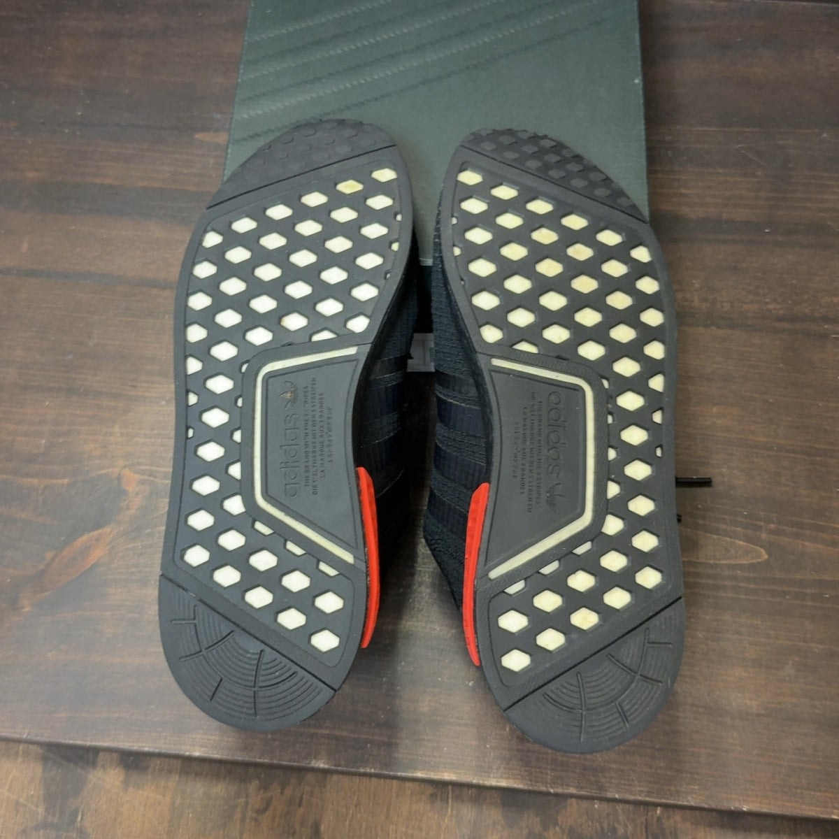 adidas NMD R1 Core Black Lush Red - Image 8