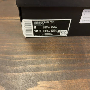 Nike Air Foamposite Pro White Black University Red - Image 8