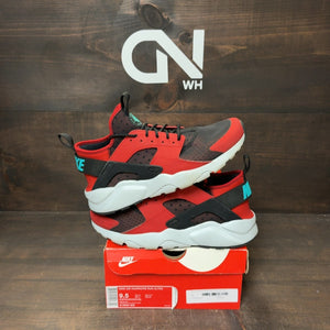 Nike Air Huarache Run Ultra Habanero Red White-White-Black Size 9.5 (Pre-Owned) - Image 1