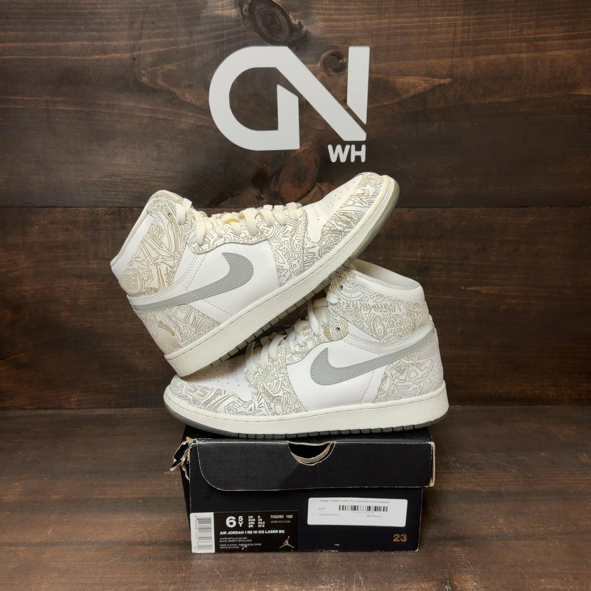 Jordan 1 Retro Laser (GS) - Image 1