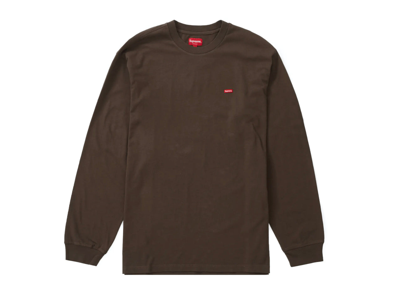 Supreme Small Box Logo Brown L/S Tee