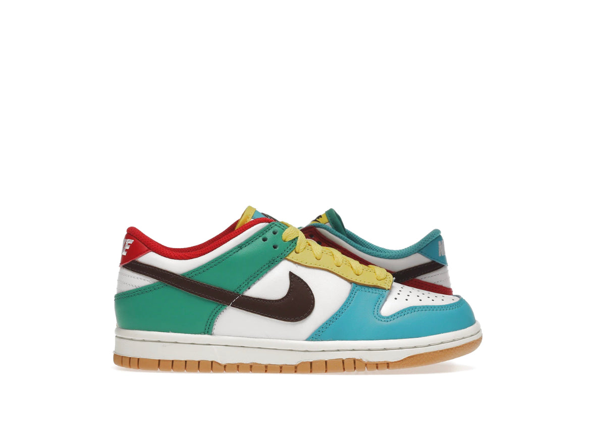 Free 99 White Nike Dunk Low (GS)
