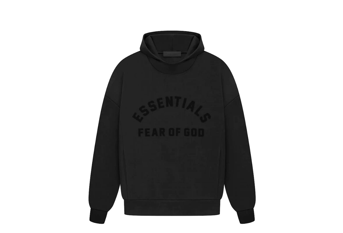 Essentials Hoodie Jet Black Arch (SS23)