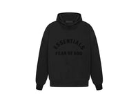 Essentials Hoodie Jet Black Arch (SS23)