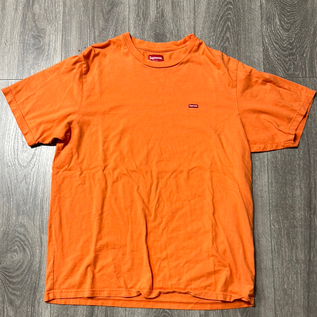 Supreme Small Box Logo Tee Orange (Used)