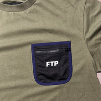 FTP Green Pocket Zipper T-Shirt
