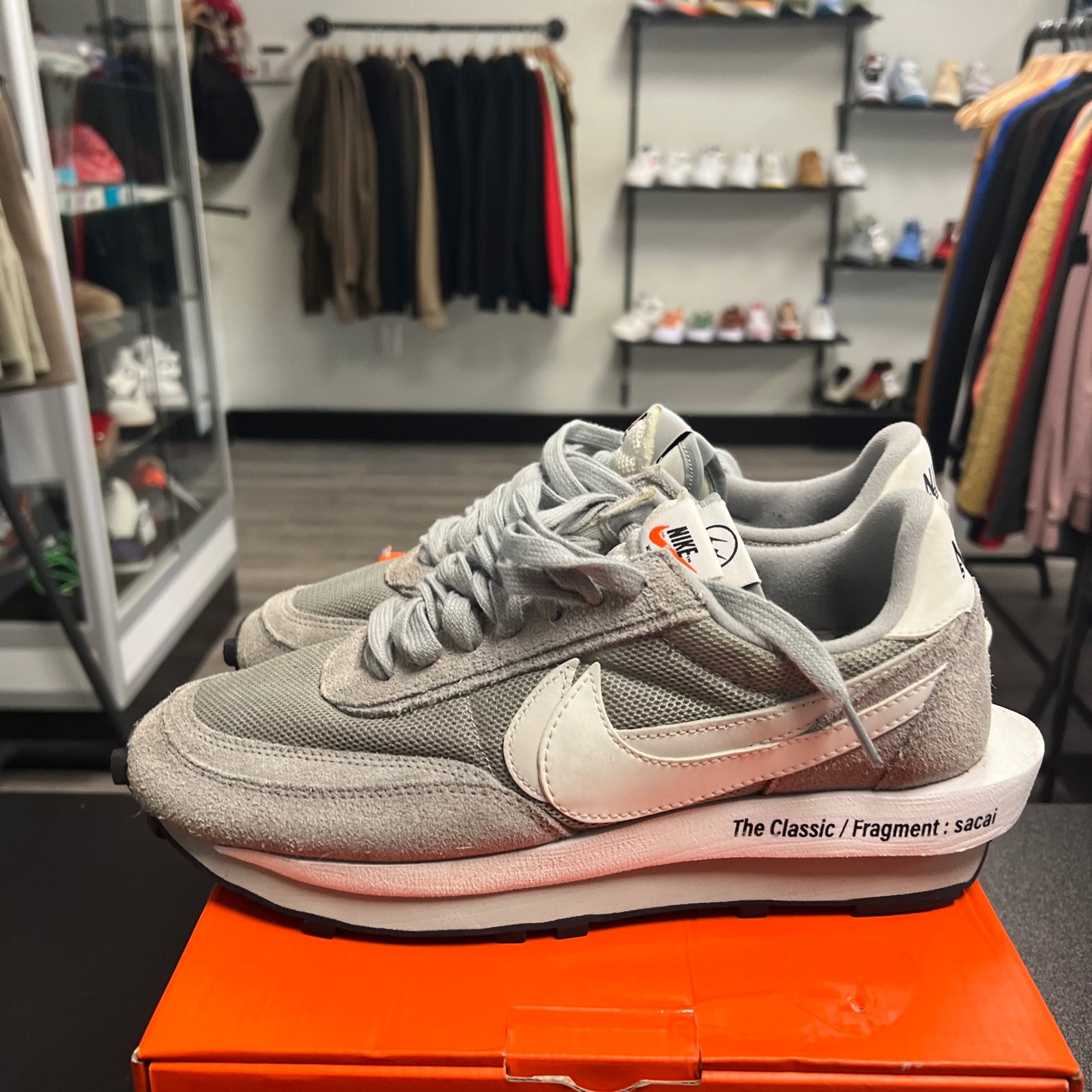Sacai Fragment Grey LDWaffle (USED)