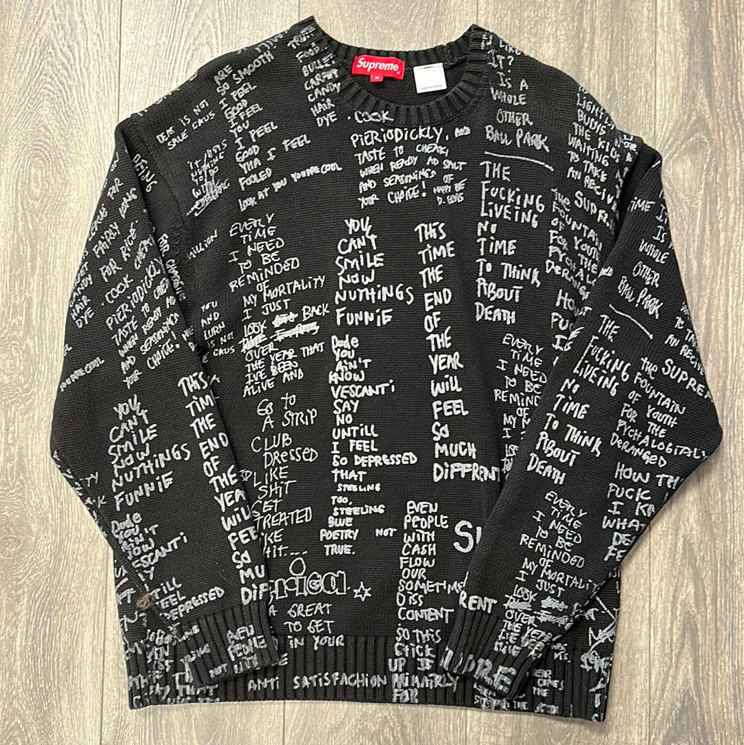 Supreme Gonz Crewneck Black (USED)