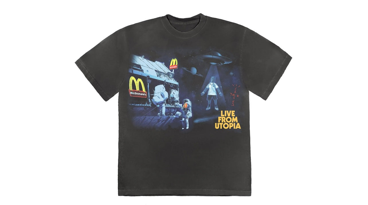 Travis Scott x Mcdonalds Live From Utopia T-Shirt