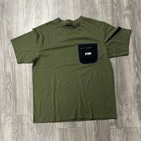 FTP Green Pocket Zipper T-Shirt