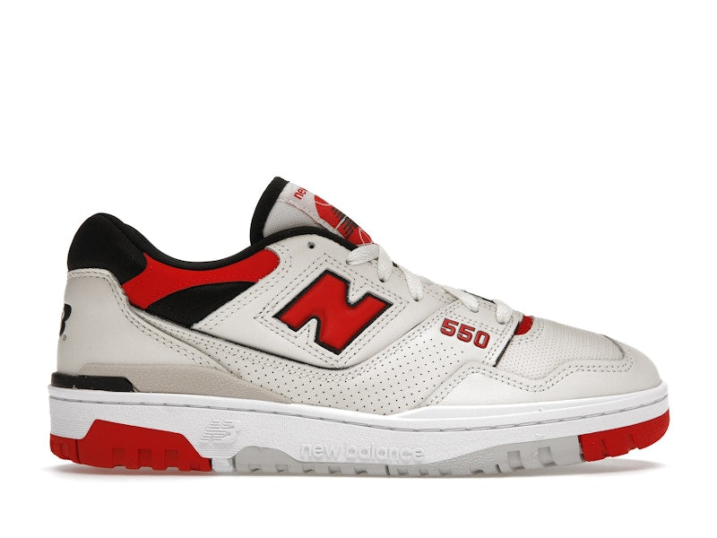New Balance 550 Sea Salt True Red