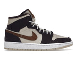 Jordan 1 Mid SE Brown Basalt Oatmeal (Women's)