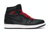 Jordan 1 Retro High Black Satin Gym Red