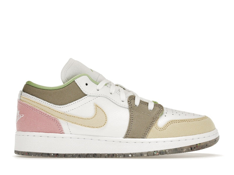 Jordan 1 Low Pastel Grind Vivid Green (GS)