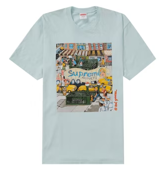 Supreme Manhattan Tee Pale Blue