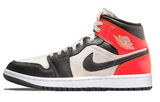 Jordan 1 Mid Newsprint Light Orewood Brown (Women's)
