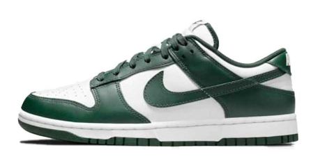 Michigan State Spartan green Nike Dunk Low