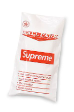 Supreme Ballpark Rain Poncho SS20 White/Red