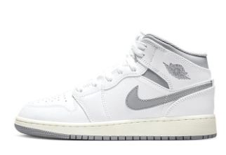 Vintage Grey Nike Jordan 1 Mid (GS)