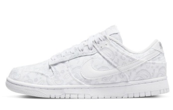 White Paisley Dunk Low (W)