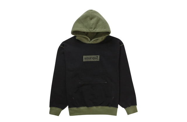 Supreme Inside Out Reversible Hoodie Olive