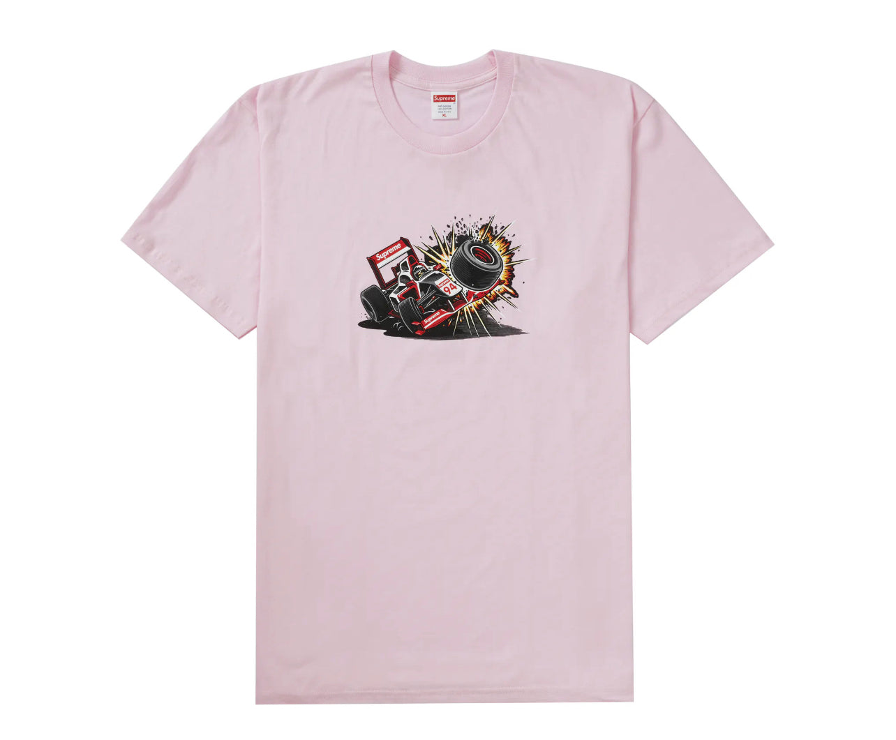 Supreme Crash Tee Light Pink(FW21)
