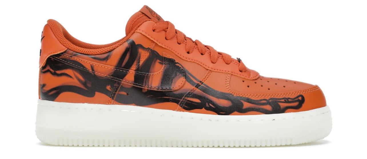 Orange Skeleton Halloween Nike Air Force 1 Low (2020)