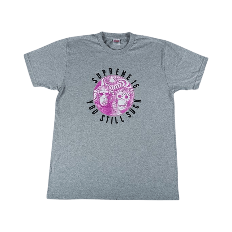 Supreme You Still Suck Tee Heather Grey (SS16)