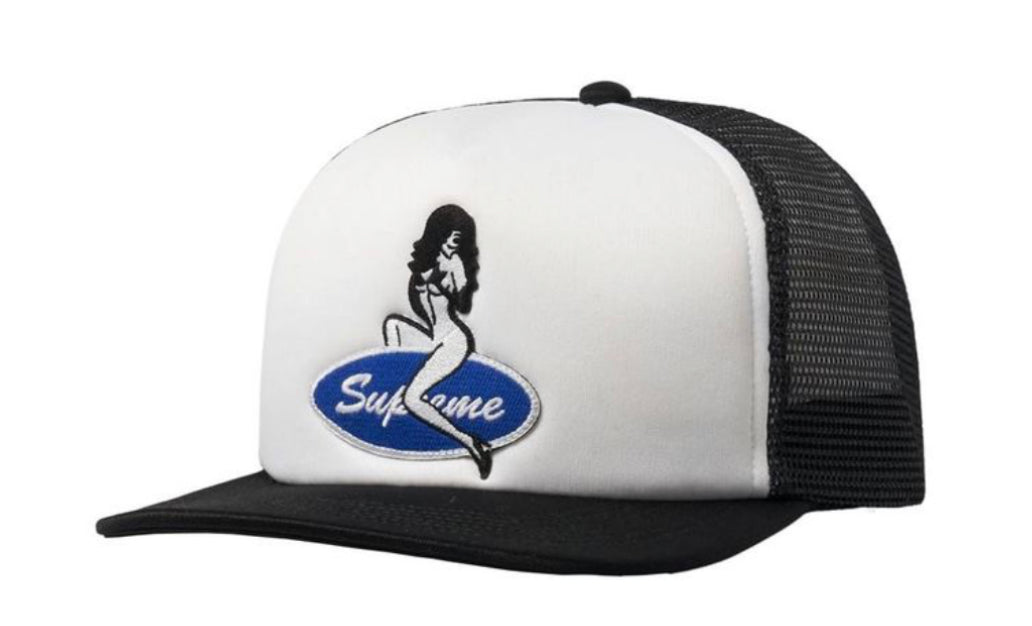 Supreme Pin Up Mesh Back 5-Panel Black
