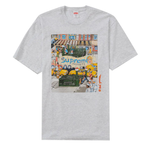 Supreme Manhattan Tee Ash Grey