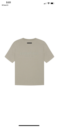 Essentials Moss/Goat Tee Back Logo