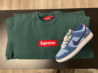 Dark Pine Box Logo Crewneck (FW22)