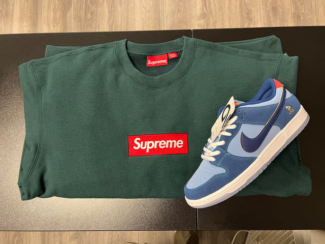 Dark Pine Box Logo Crewneck (FW22)