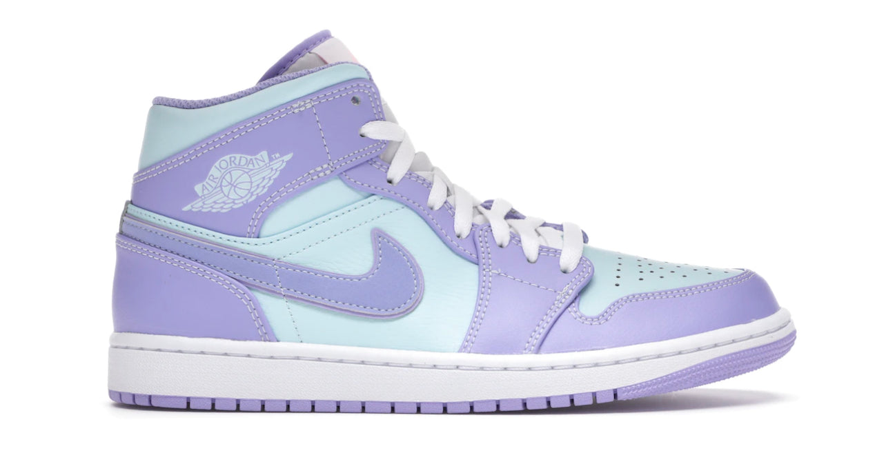 Purple Aqua Jordan 1 Mid