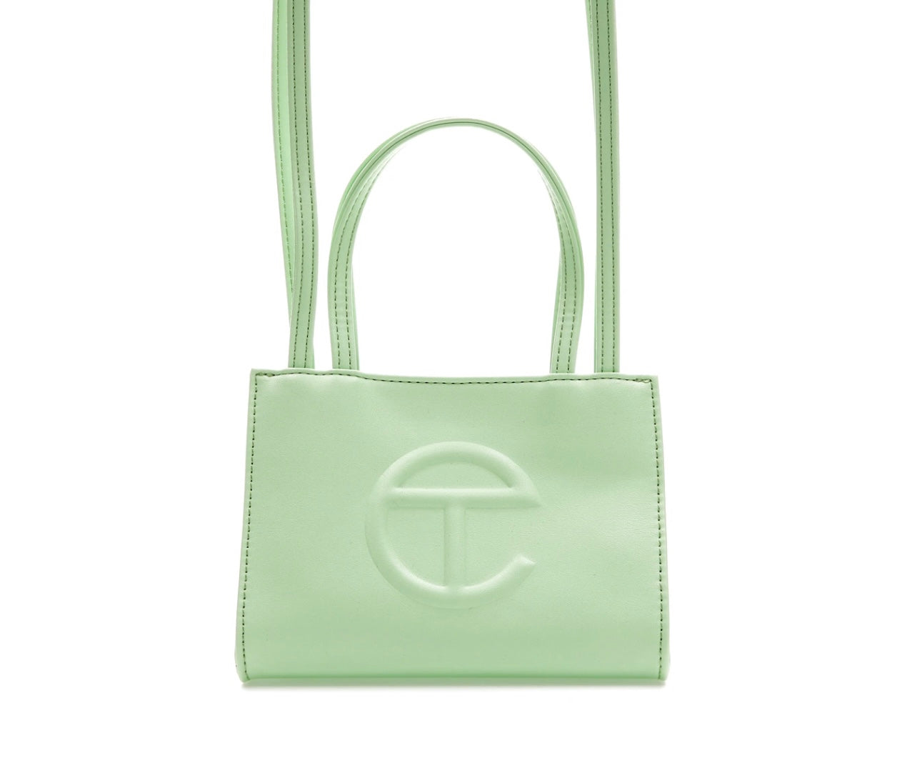 Double Mint Telfar Shopping Bag Small
