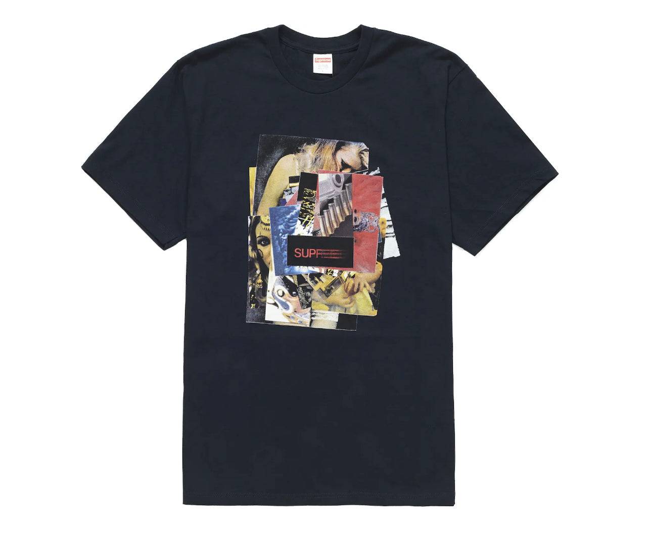 Supreme Stack Tee Navy
