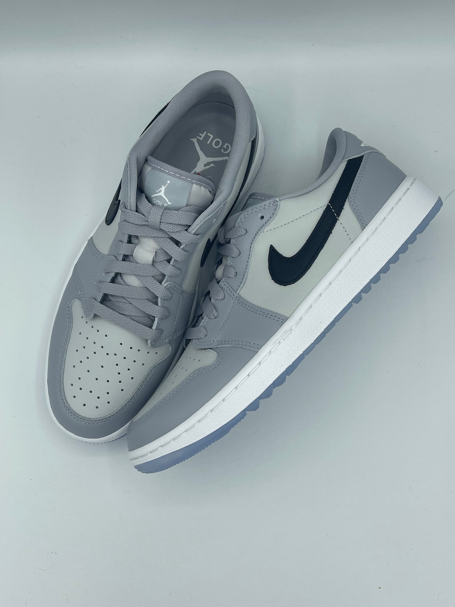 Wolf Grey Jordan 1 Retro Low Golf