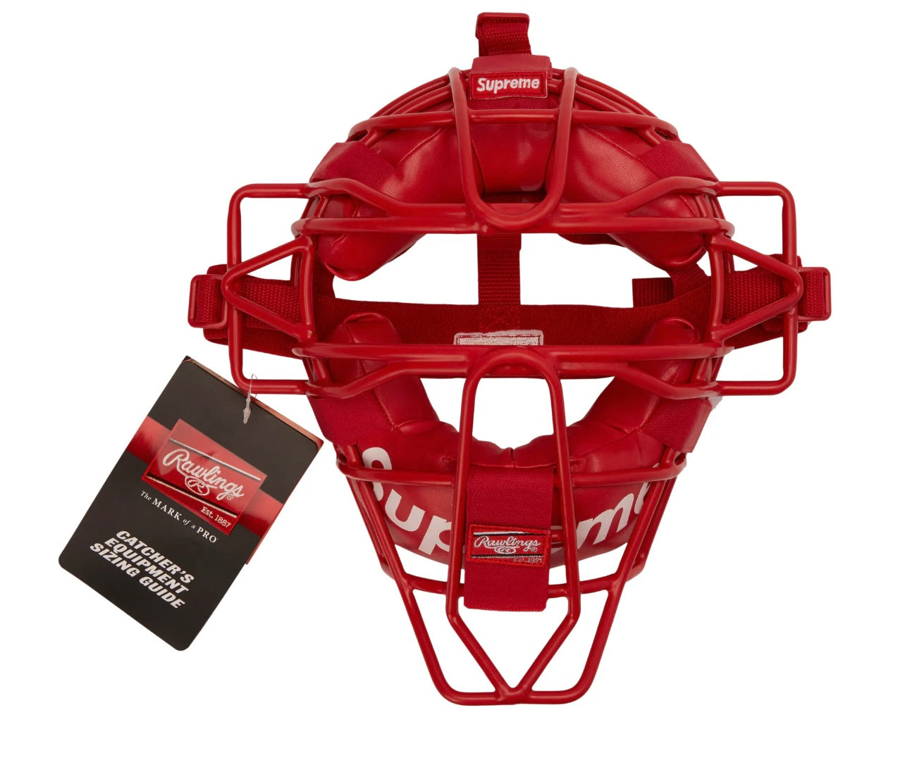 Supreme Rawlings Catcher's Mask Red