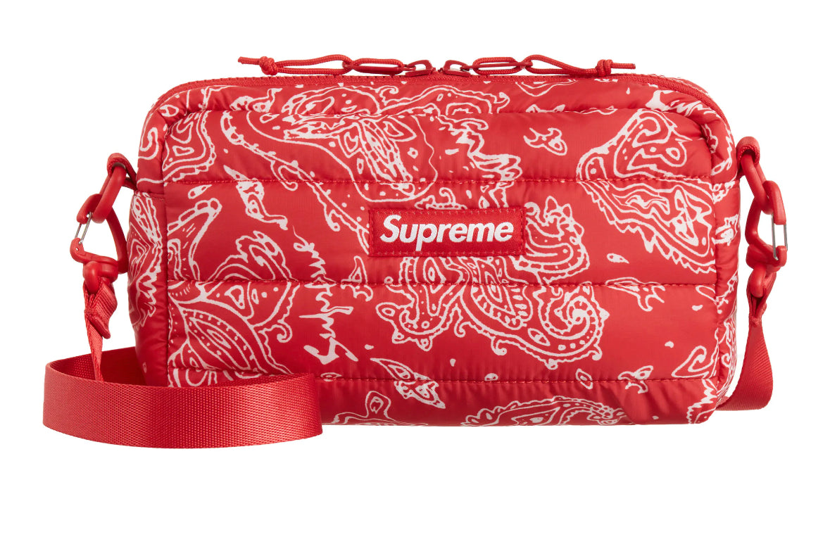 Supreme Paisley Puffer Side Bag