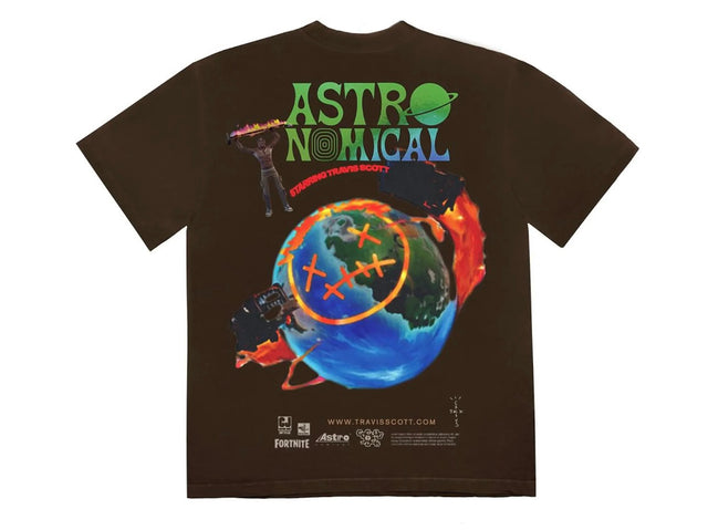 Travis Scott The Sicko Event Tee Brown