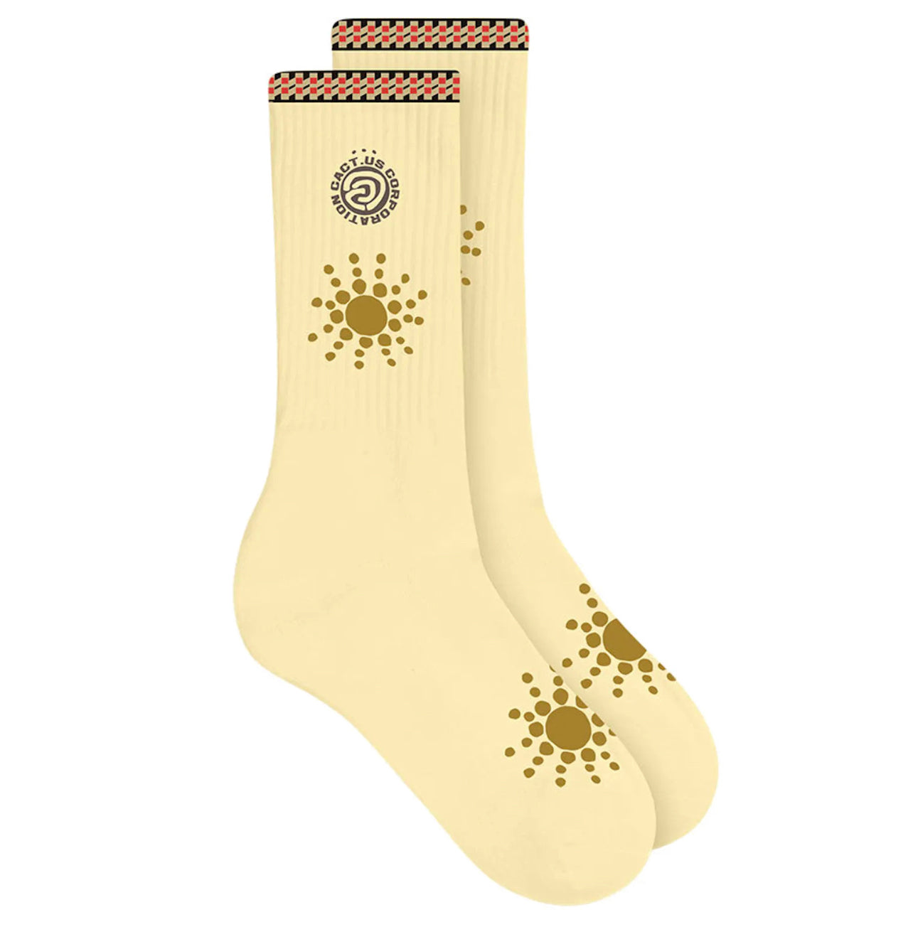 Cream Travis Scott Cactus Jack Stardust Socks