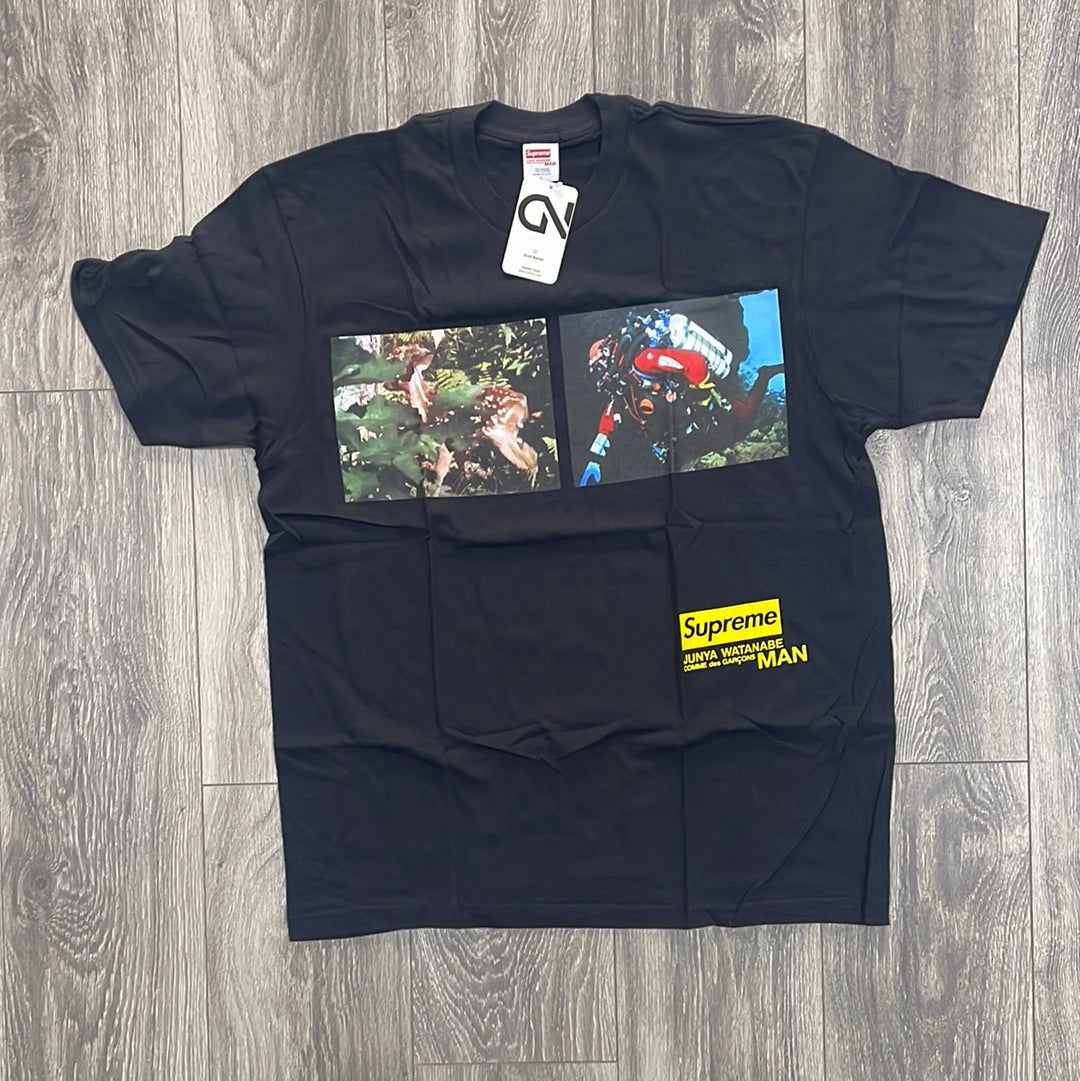 Supreme JUNYA WATANABE CDG MAN Nature Tee Black