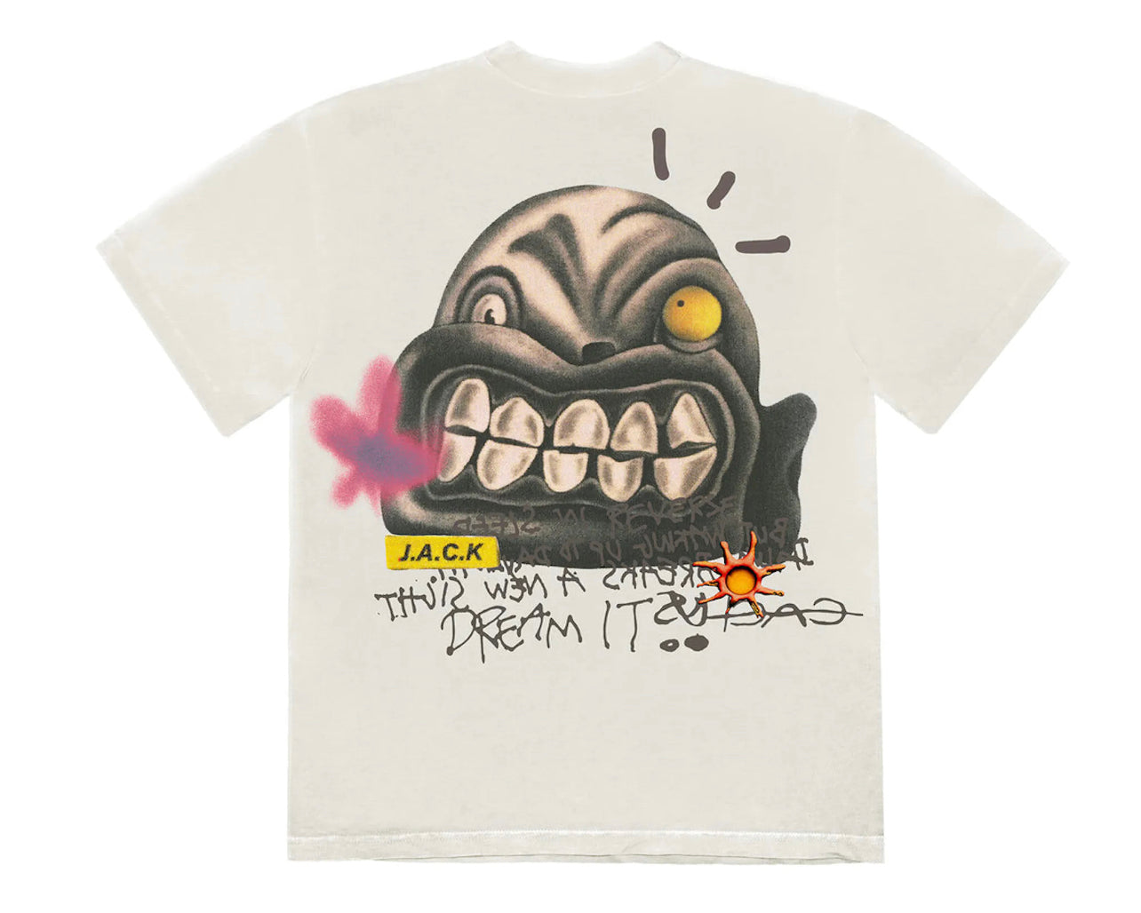 Travis Scott Dream It T-Shirt Natural